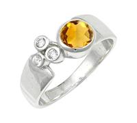 Citrine Gemstone Silver Plated Ring Men & Women Jewelry C1152AI_V