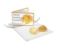 Citrine Rough 'n' Tumble Crystal Pack