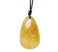 Citrine Stone - Raw Citrine Rock, Citrine Prosperity Stone | Solar Plexus Chakra Stone, Healing energyyCharged Citrine Crystal Tumble Stone for Women, Citrine Crystal Heart, Big Healing Crystals Stone