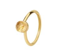 Citrine stone ring for women Sloya Aurora Jaune 52