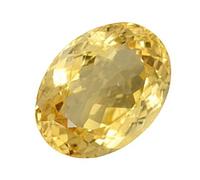 Citrine Stone/Sunehla Natural Lab Certified Gemstone 3.70 Carat by AKELVI GEMS