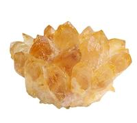Citrine Stones Gemstones Irregular Raw Yellow Cluster Geode Crystal Balance Wicca Room Decor, 300~400g