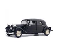 Citroen 11 CV Traction Avant black diecast model car S1800903 Solido 1:18