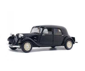 Citroen 11 CV Traction Avant black diecast model car S1800903 Solido 1:18