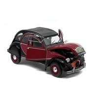 Citroen 2CV 2 CV Charleston Ente red black diecast modelcar 26 Solido 1:18