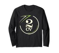 Citroën 2CV Car Circle Logo Retro Long Sleeve T-Shirt