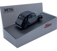 Citroen 2CV Charleston, grey / black, 1:64 scale diecast model from Schuco