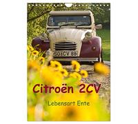 Citroën 2CV - Duck lifestyle UK-Version (Wall Calendar 2026 DIN A4 Portrait), CALVENDO 12 Month Wall Calendar