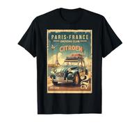 Citroën 2CV Paris Driving Club Seine River T-Shirt