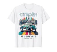 Citroën 2CV Paris Eiffel Tower Driving Club T-Shirt