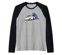 Citroën 2CV Retro Iconic French Car Raglan Baseball Tee