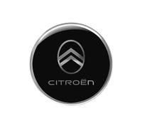 Citroen 3D New Logo Sticker, Black, 52 mm