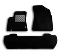 Citroen Berlingo 2008-2018 Multispace Tailored Floor Mats Non-Slip Reinforced Rubber Heel Pad with Buttons