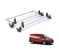 Citroen Berlingo Roof Rack Fits 2008-2018 L2 Vans 2X Bars + Roller Rhino Kammbar Only Fits L2 Wheelbase Models