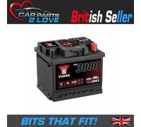 Citroen C1 C2 C3 02-14 Petrol Car Battery Yuasa YBX3063 063 1.1 1.4 45Ah 3Yr Wty