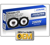 ALPINE 400W TOTAL POWER 2WAY 13cm/5.25" SXE/SXV CAR/VAN DOOR SHELF SPEAKERS