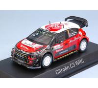 Citroen C3 Wrc #7 9th Poland Rally 2017 A. Mikkelsen / A. Jaeger 1:43 Model