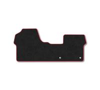 Citroen Dispatch (2016+) Van Mats Accessories Tailored Fit Carpet Car Floor Mats Non Slip Red Trim Accessory Durable Anti Slip Hand-Finished Compatible Full Coverage Granulated Backing Clip