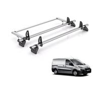 Citroen Dispatch Roof Rack For 2007-2016 Vans 2X Bars + Roller + Loadstops Rhino Only Fits Models With Rear Barn Doors