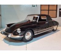 Citroen DS 19 Black 1965 ROOF UP 1:24 Scale Diecast Detailed Model Cabriolet LGB