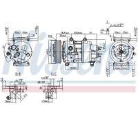 NISSENS 89201 Air conditioning compressor