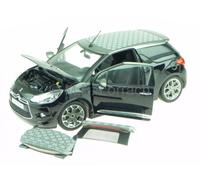 Citroen DS3 DS 3 convertible black diecast model car 181545 Norev 1/18