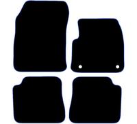 Citroen eC4 EV 2021+ Onwards Car Mats UK-Made Tailored Fit Carpet Floor Mats Full Coverage Compatible Accessory Blue Trim
