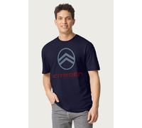 Citroen Men's Chevron Classic Oval Logo T-Shirt in Navy | Size: Large Citroen Navy L