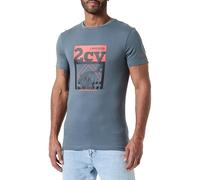 CITROËN Men's T-Shirt 2cv Automobiles Françaises Stampa Larga C24s, Stormy Weather, S