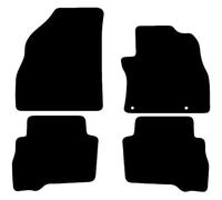 Citroen Nemo Multispace MPV 2008-2012 Car Mats UK-Made Tailored Fit Carpet Floor Mats Full Coverage Compatible Accessory Black Trim