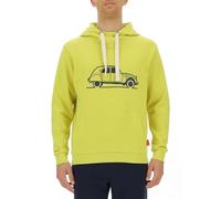 Citroën O102938-I002 HOODED SWEATSHIRT 2CV Shape Large Print W/Pouch Pocket C23W Sweatshirt Men's Celery Size L
