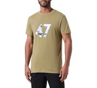 CITROËN Men's T-Shirt ‘47 H Type Stampa Larga & Logo Sullaica C24s, Moss, XL