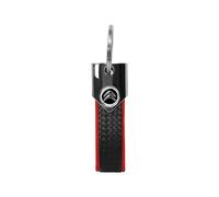Citroen Official Holographic Keyring Carbon, Red Black Logo, Taglia unica