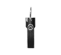 Citroen Official Holographic Keyring Carbon, White Logo New, Taglia unica