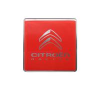 Citroen Racing 3D Logo Sticker, Red, 52 mm