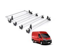 Citroen Relay Roof Rack Models 4X Bars + Roller For 2006+ L3/4 Rhino Kammbar Pro Only Fits L3/l4 Wheelbase Models
