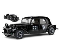 Citroen Traction 7 Ffi 1944 Black 1:18 Model SOLIDO