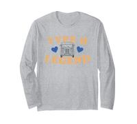 Citroën Type H Legend Van Love Hearts Retro Long Sleeve T-Shirt