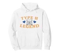 Citroën Type H Legend Van Love Hearts Retro Pullover Hoodie