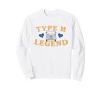Citroën Type H Legend Van Love Hearts Retro Sweatshirt