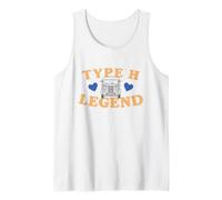 Citroën Type H Legend Van Love Hearts Retro Tank Top