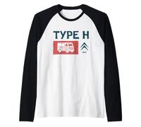 Citroën Type H Van 1947 Retro Raglan Baseball Tee