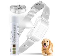 Citronella Bark Collar, Waterproof IPX67 Spray Bark Collar with 3 Adjustable Spray & Sensitivity Level, Rechargeable Auto Citronella Dog Collar Humane Anti Barking Collar for Dogs