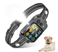 Citronella Bark Dog Collar, Spray Dog Training Collar with 5 Adjustable Sensitivity, Beep+Vibration+Spray 5 Working Modes Auto Stop Barking, IP65 Waterproof Anti Barking Collar for L/M/S Dogs