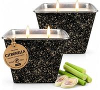 Citronella Candle 355Ml Soy Wax Scented Outdoor Indoor Use With Essential Oils For Patio Garden Camping Decor Gift