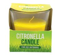 Citronella Candle in Glass Jar Indoor/Outdoor Use - 8 Hours Burn Time 7305