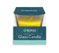 Citronella Candle Mosquito Repellent Long Lasting Natural Outdoor Bug Repellent Candle in Glass Jar for Garden, Patio and Camping