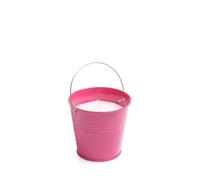 Citronella Candle Natural Soy Wax Lemograss Candle for Outside Garden Backyard Balcon Outdoor Use Only Great for BBQ's, Picnics or Camping (Pink)