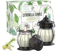 Citronella Candles Outdoor, 2 Pack Scented Candle with Citronella Oils
