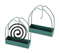 Citronella Coils Holder, Pack of 2 Metal Citronella Incense Coils Burner, Coil Holder for Outdoor Garden Patio Camping
